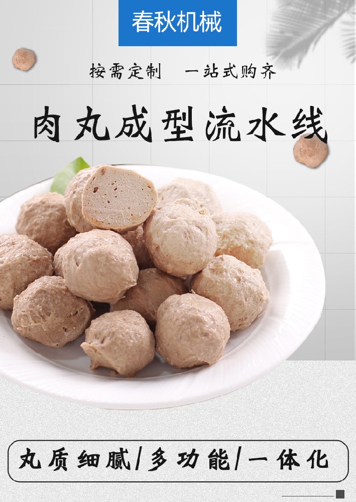 肉丸生产线的主要设备