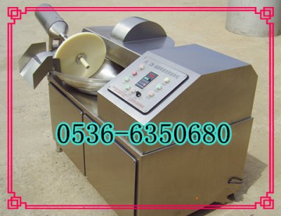 千页豆腐高速变频斩浆机ZB-80B斩拌机